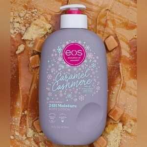 🍦Gift Idea🍦BN LE EOS Fullsize 16 FL OZ CARAMEL CASHMERE Shea Body Lotion!!